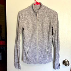 Lululemon Define Jacket in Gray, Size 6. Excellent condition.